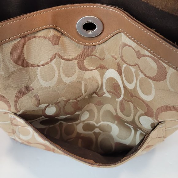 COACH chelsea hobo bag D06J-10143 brown - Picture 6 of 10